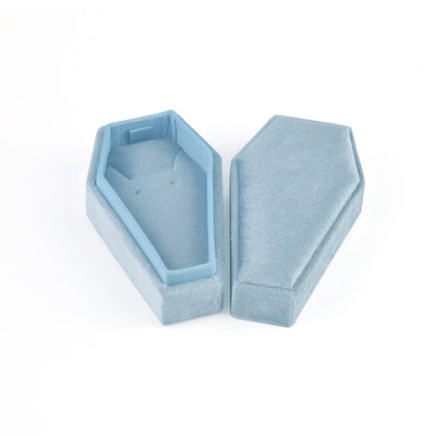 Velvet Coffin Jewelry Box