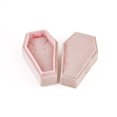 Velvet Coffin Jewelry Box