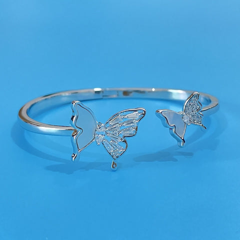 Shell Butterfly Charm Bracelet