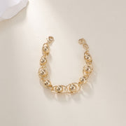 Natural Crystal Bead Bracelet