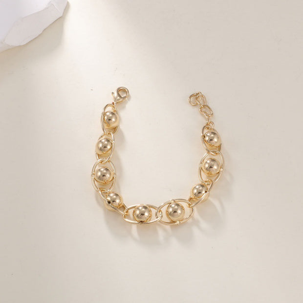 Natural Crystal Bead Bracelet