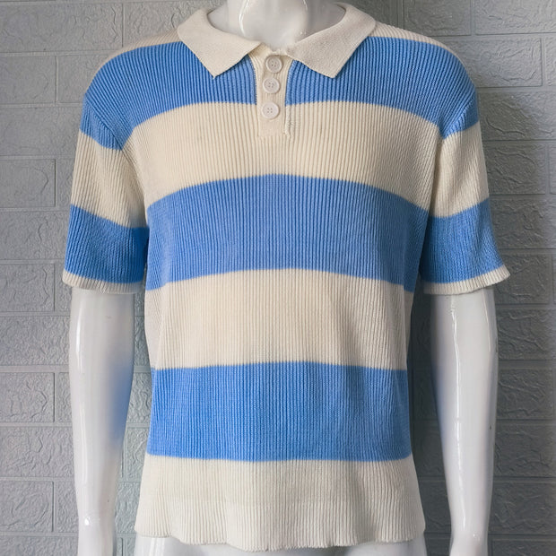 Men’s Summer Lapel Sweater