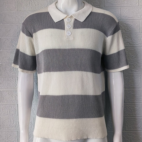 Men’s Summer Lapel Sweater
