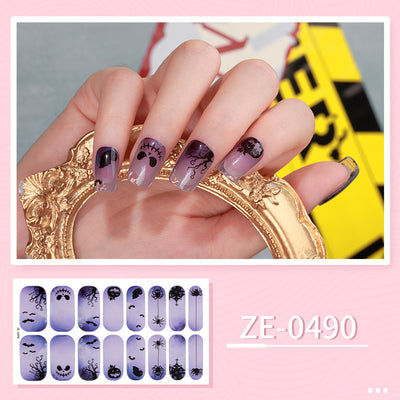 Luminous Halloween Series Christmas Nail Stickers