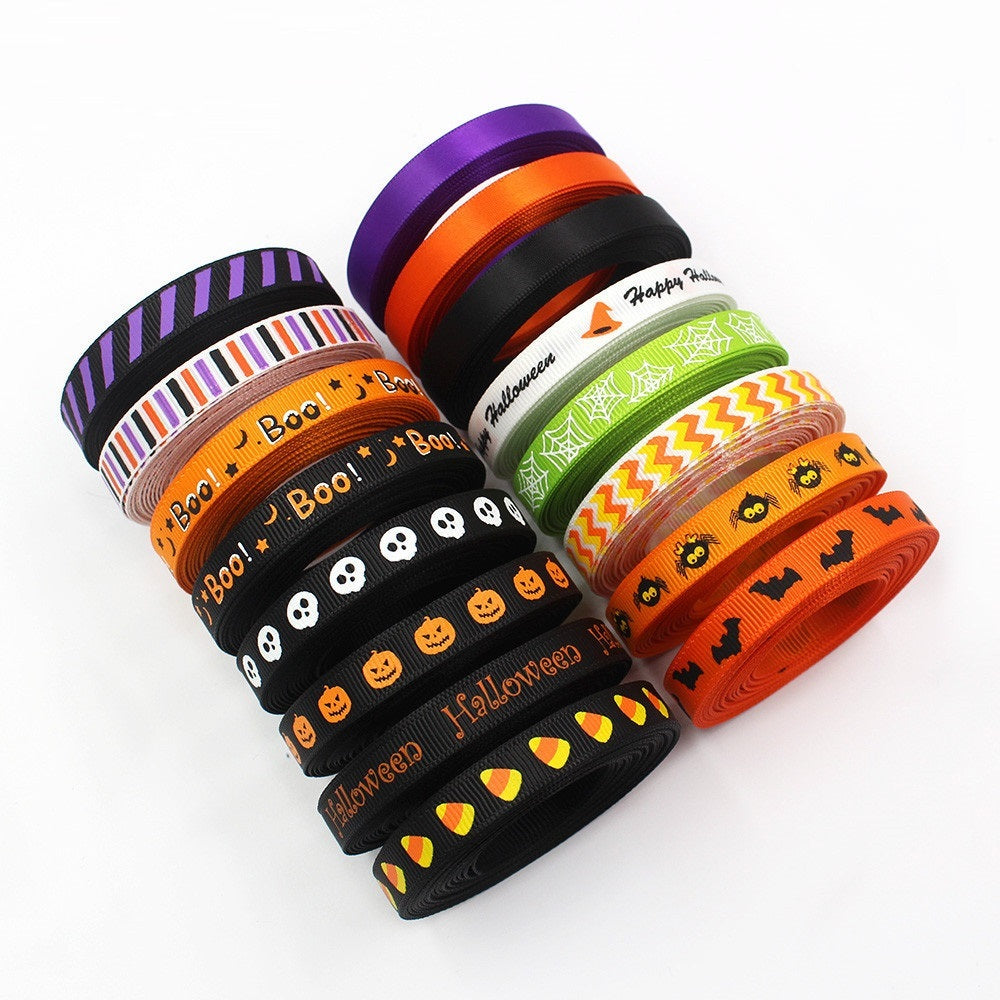 Halloween DIY Heat Transfer Ribbon