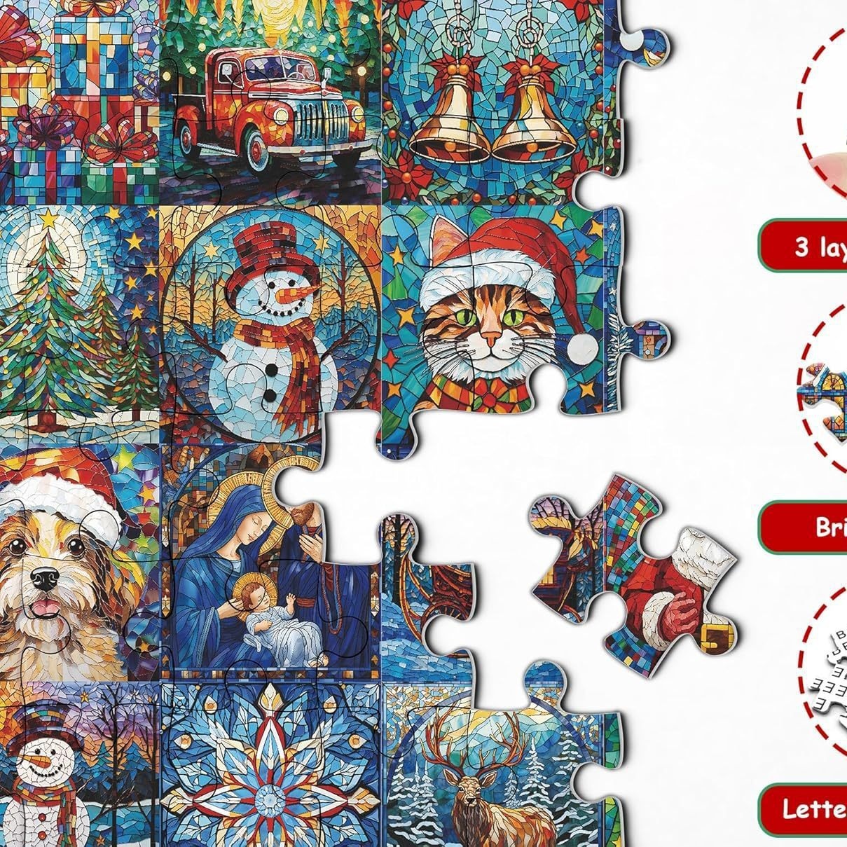 Christmas Countdown Puzzle Calendar