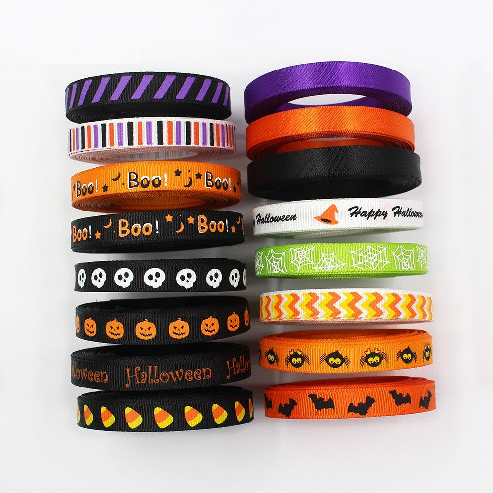 Halloween DIY Heat Transfer Ribbon